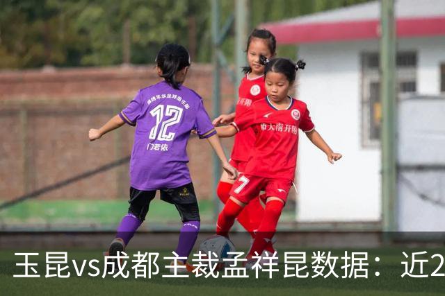 玉昆vs成都主裁孟祥昆数据：近20场执法52黄、6红、2点球